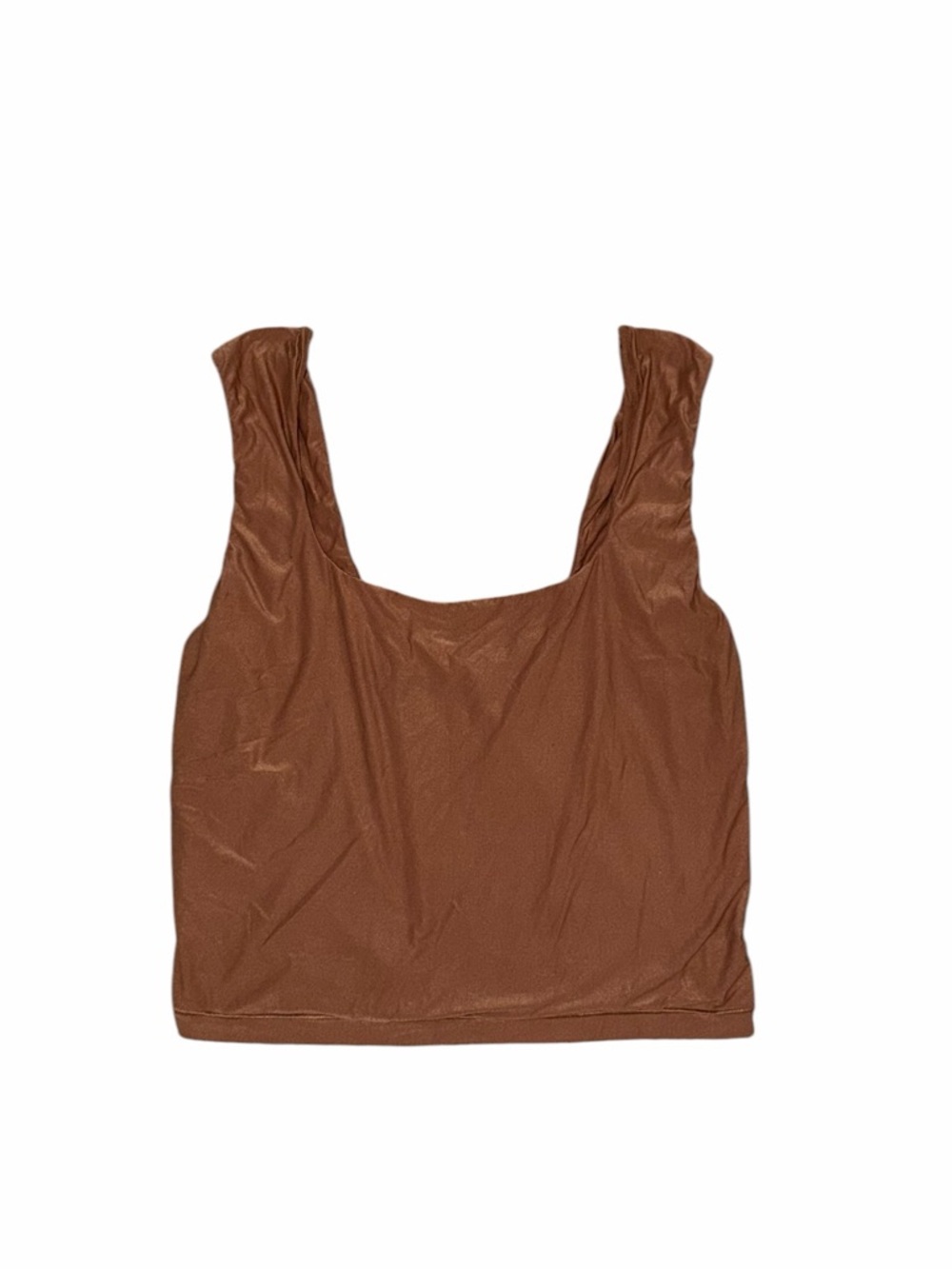 Aerie Smoothez Brown Crop Tank Top - Size Large